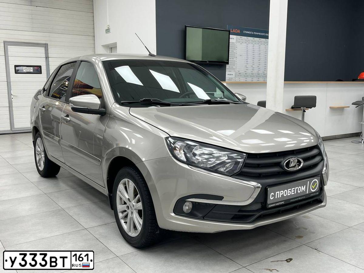 Фото автомобиля LADA GRANTA, 2019 — госномер М171ЕХ180. Цвет: СЕРЫЙ