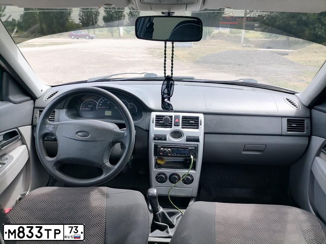 Фото автомобиля LADA 2170 PRIORA, 2008 — госномер М833ТР73. Цвет: ТЕМНО-ВИШНЕВЫЙ