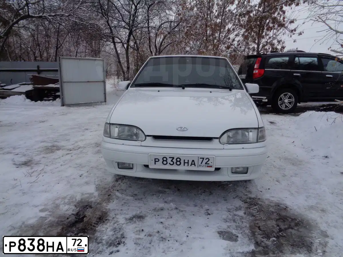 Фото автомобиля LADA 2114 SAMARA, 2013 — госномер Р838НА72. Цвет: Белый