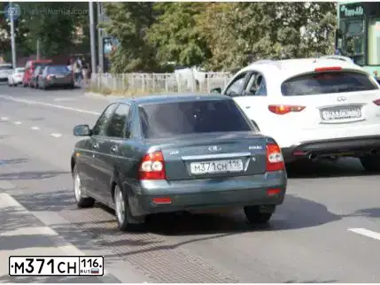 Фото автомобиля LADA 2110, 2001 — госномер М371СА116. Цвет: СЕРЕБРИСТО-ГОЛУБОЙ