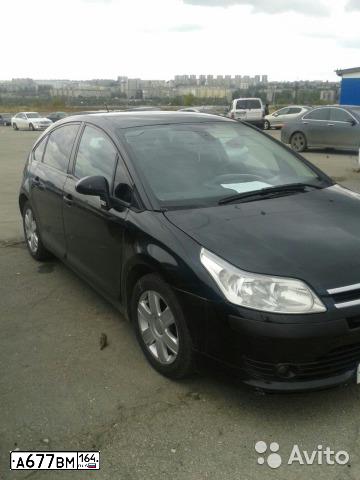 Фото автомобиля CITROEN C4, 2006 — госномер Е032НО199. Цвет: ЧЕРНЫЙ