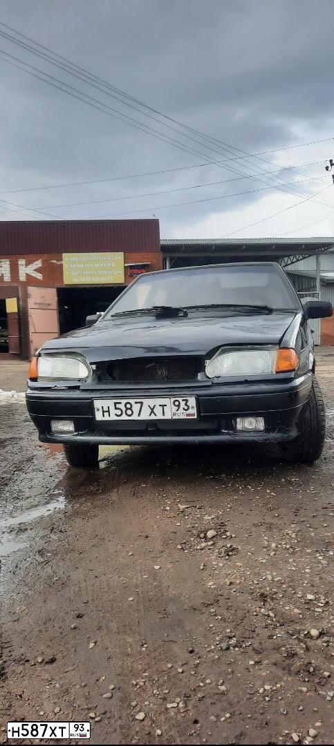 Фото автомобиля LADA 2114, 2005 — госномер О284ХС193. Цвет: ЧЕРНЫЙ
