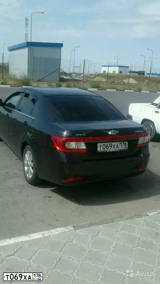 Фото автомобиля CHEVROLET EPICA, 2011 — госномер Т069ХА178. Цвет: ЧЕРНЫЙ