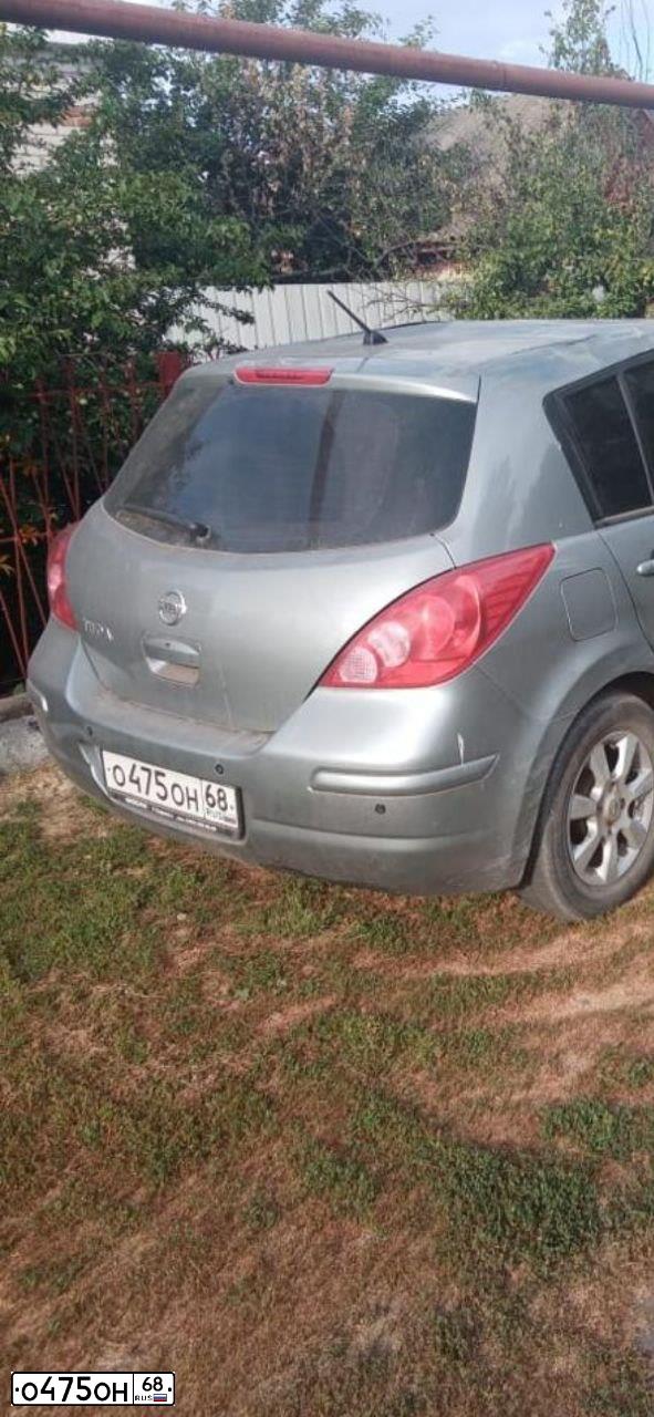 Фото автомобиля NISSAN TIIDA, 2011 — госномер А074РР197. Цвет: Серый