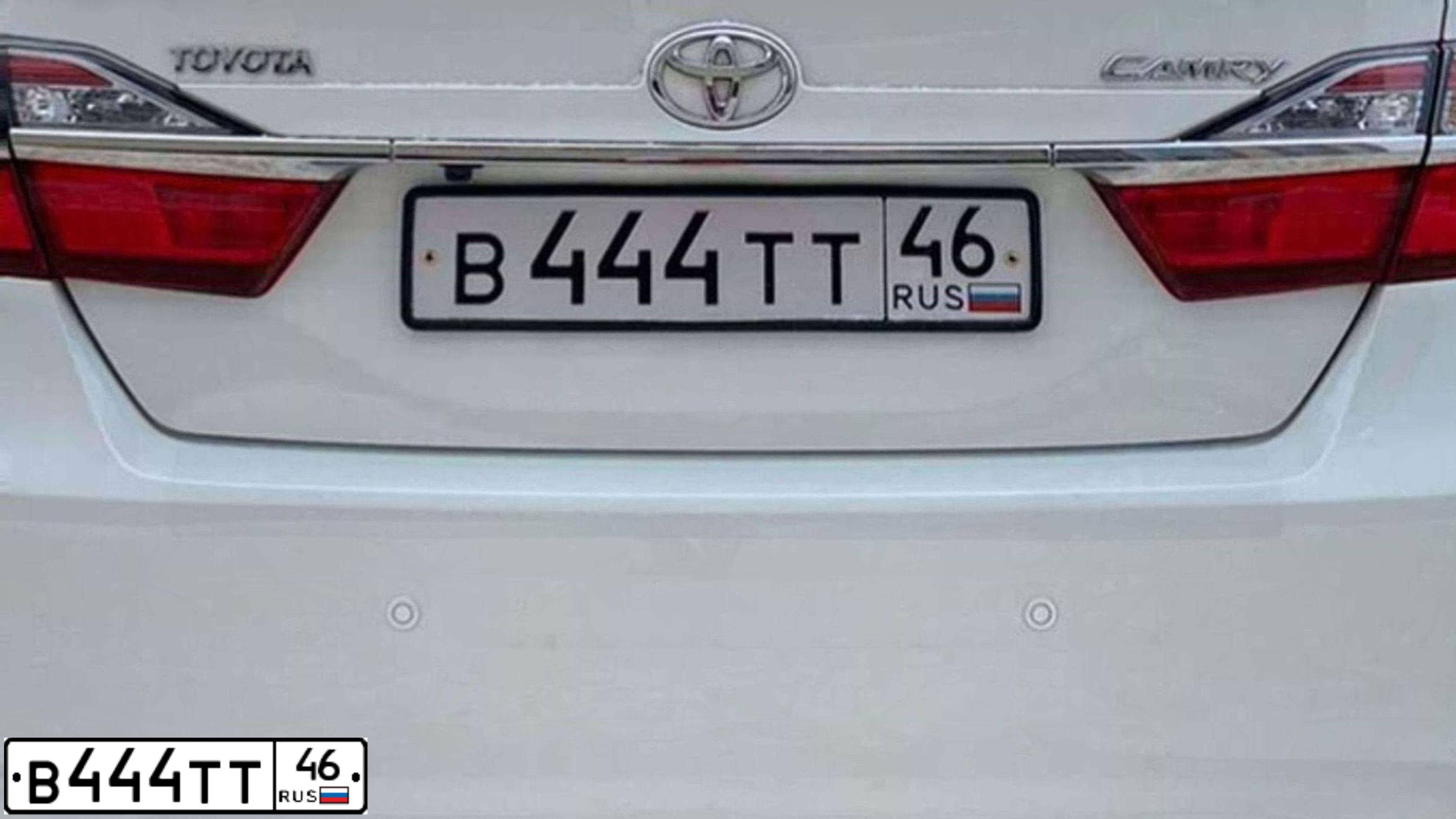 Фото автомобиля TOYOTA CAMRY, 2016 — госномер В444ТТ46