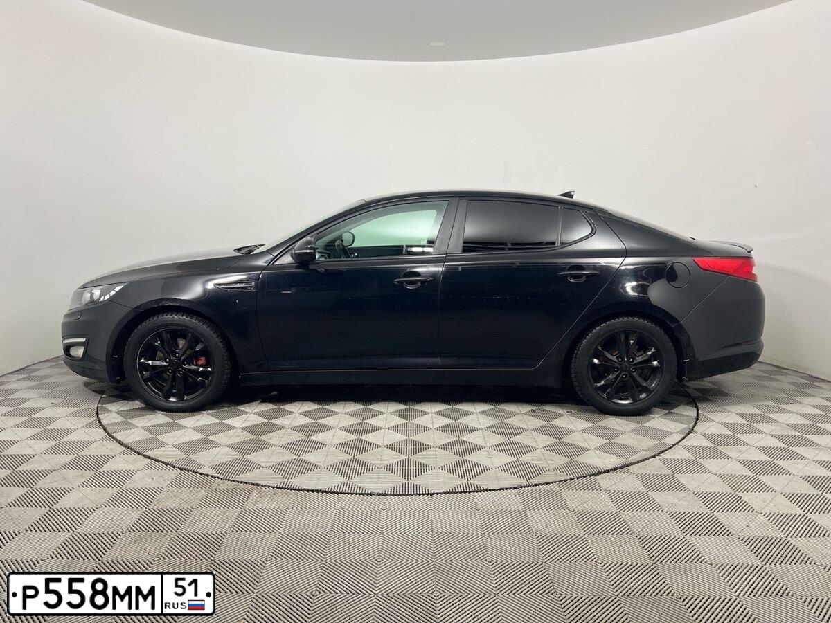 Фото автомобиля KIA MAGENTIS  OPTIMA, 2011 — госномер В043РН51. Цвет: ЧЕРНЫЙ