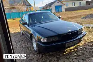 Фото автомобиля BMW SERIE 7, 2000 — госномер Т017ОВ177. Цвет: ЧЕРНЫЙ