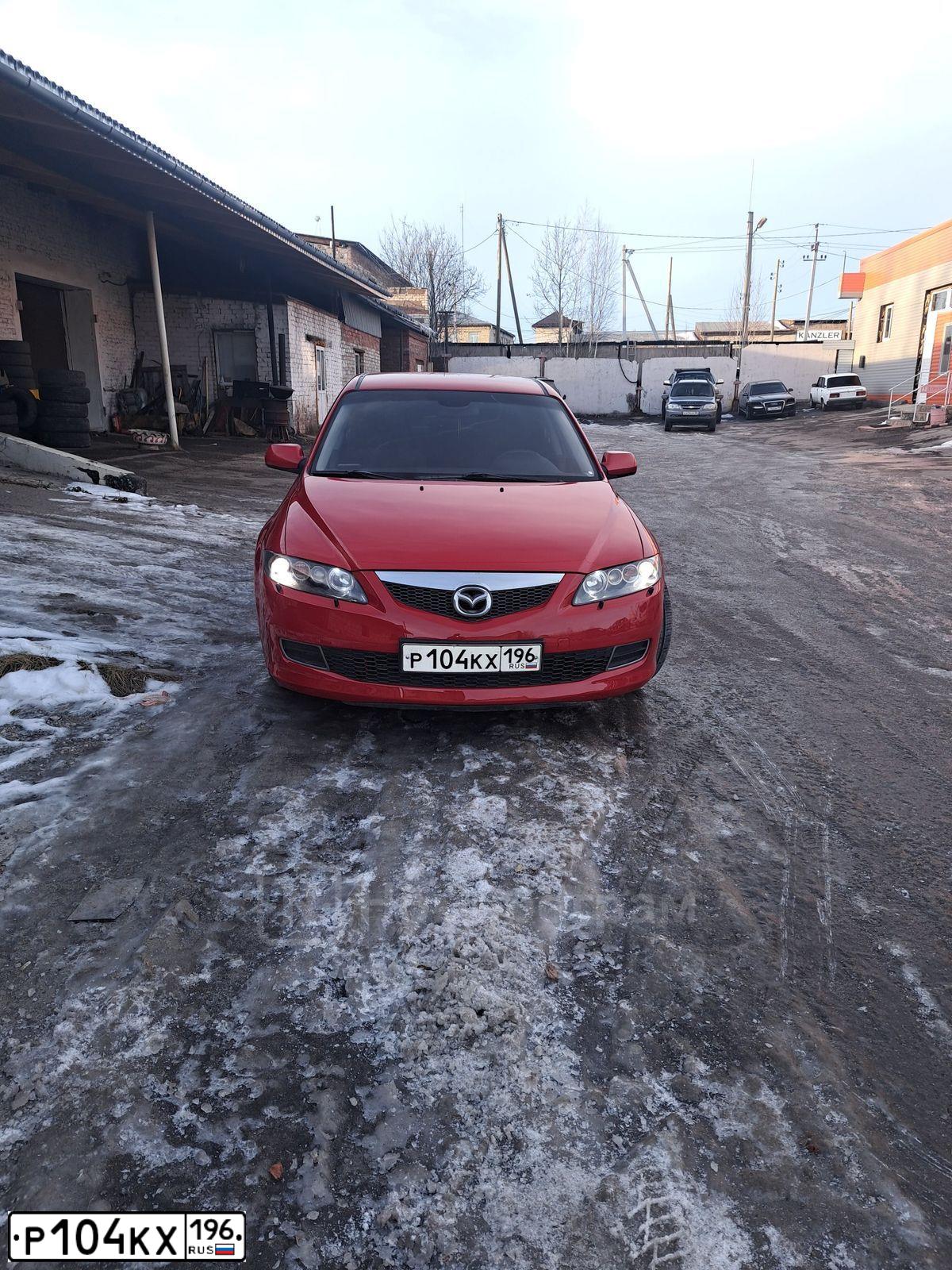 Фото автомобиля MAZDA 6, 2006 — госномер В777ВР56. Цвет: Красный