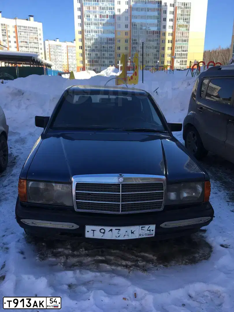 Фото автомобиля MERCEDES C-KLASSE, 1986 — госномер О510ВВ761. Цвет: синий