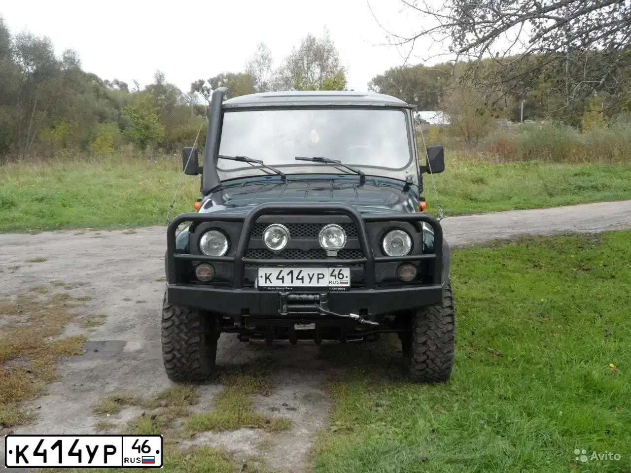 Фото автомобиля UAZ 3151 / HUNTER, 2010 — госномер К414УР46. Цвет: АМУЛЕТ-МЕТАЛЛИК