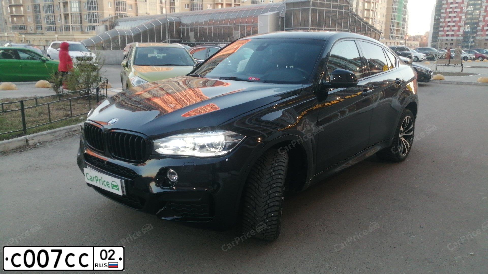 Фото автомобиля BMW X6, 2016 — госномер О835ТК716. Цвет: ЧЕРНЫЙ