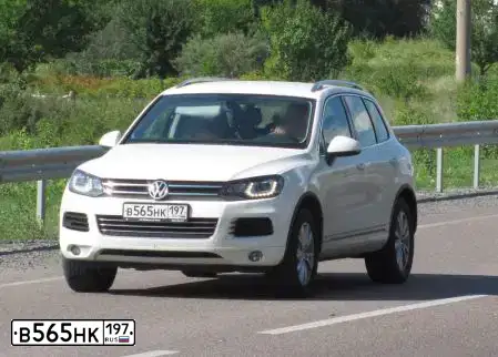 Фото автомобиля VOLKSWAGEN TOUAREG, 2011 — госномер Х793ТХ12