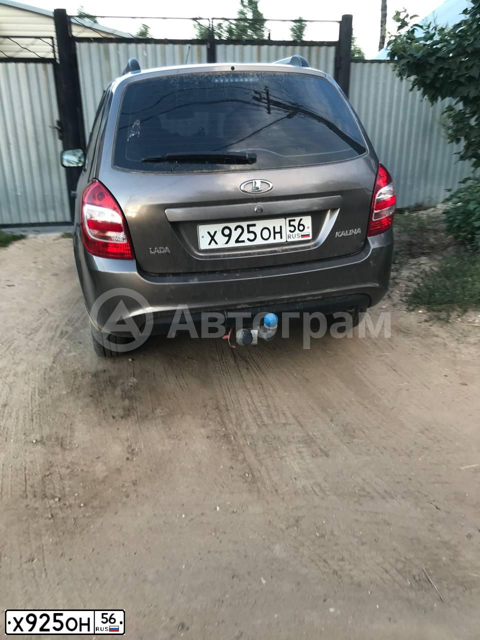 Фото автомобиля LADA 2194 KALINA, 2018 — госномер Х925ОН56. Цвет: Золотисто-коричневый