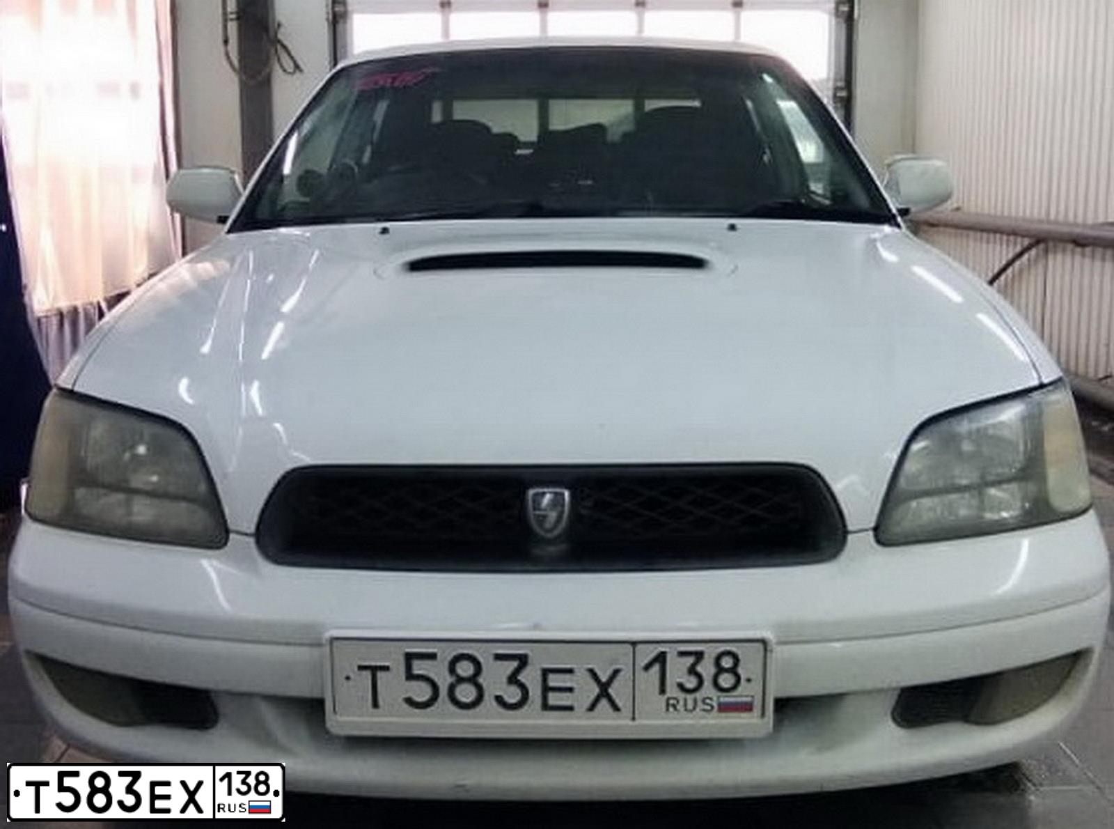 Фото автомобиля СУБАРУ ЛЕГАСИ Б4, 2001 — госномер Т583ЕХ138