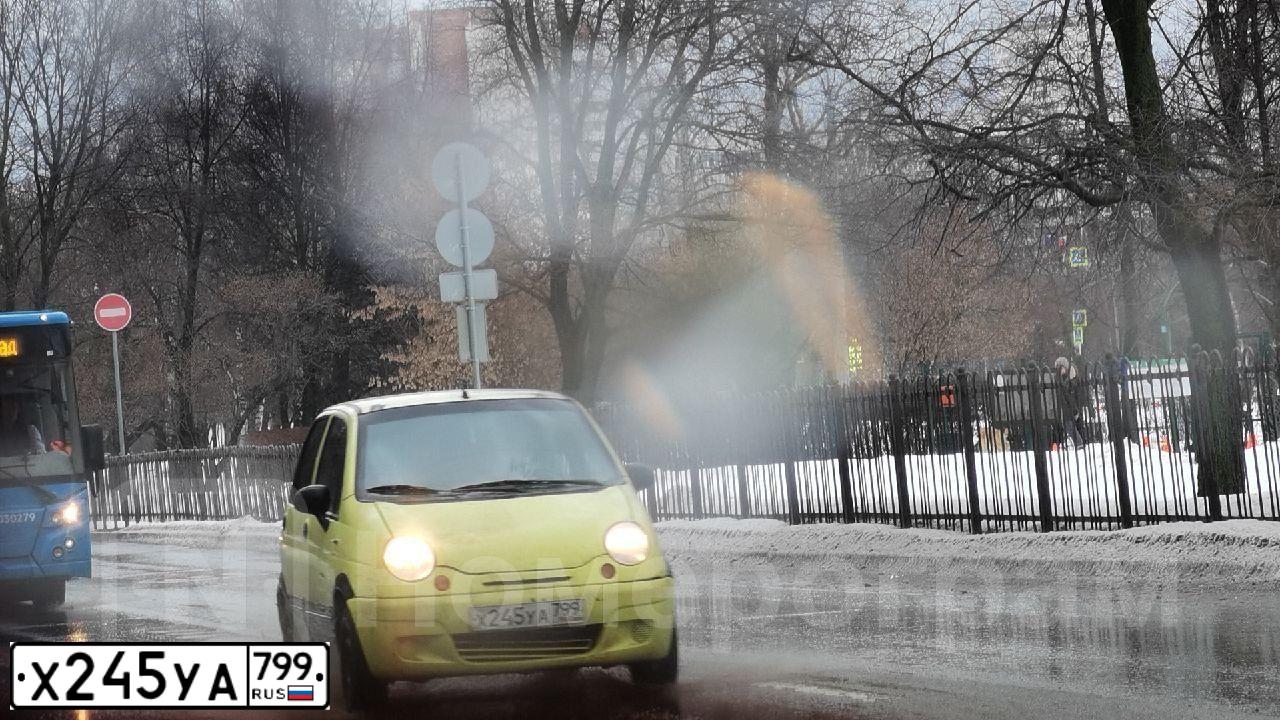 Фото автомобиля DAEWOO MATIZ, 2008 — госномер М645РМ150. Цвет: ЖЁЛТЫЙ