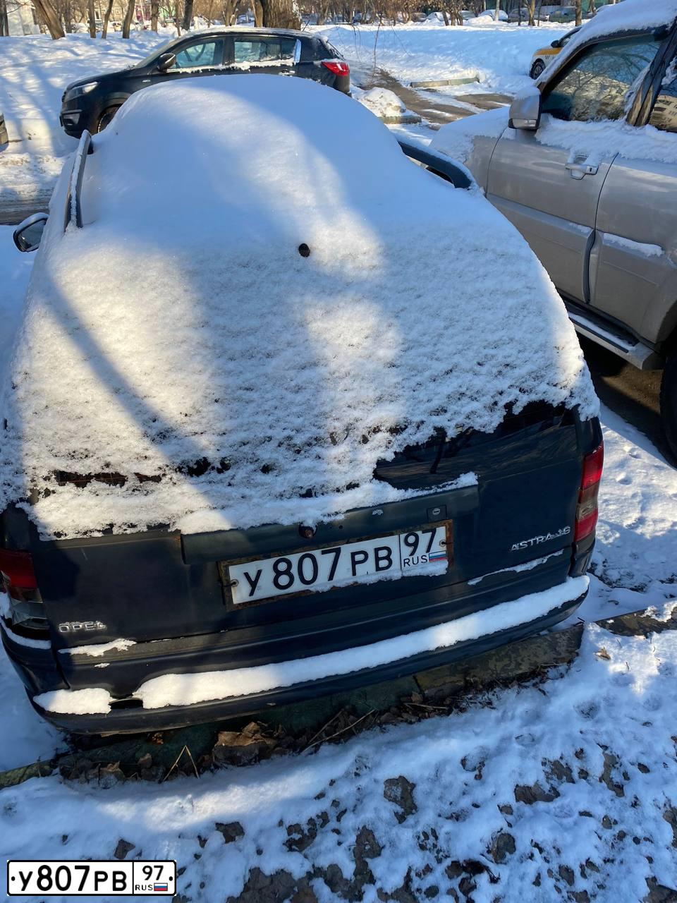 Фото автомобиля OPEL ASTRA, 1997 — госномер О662УО33
