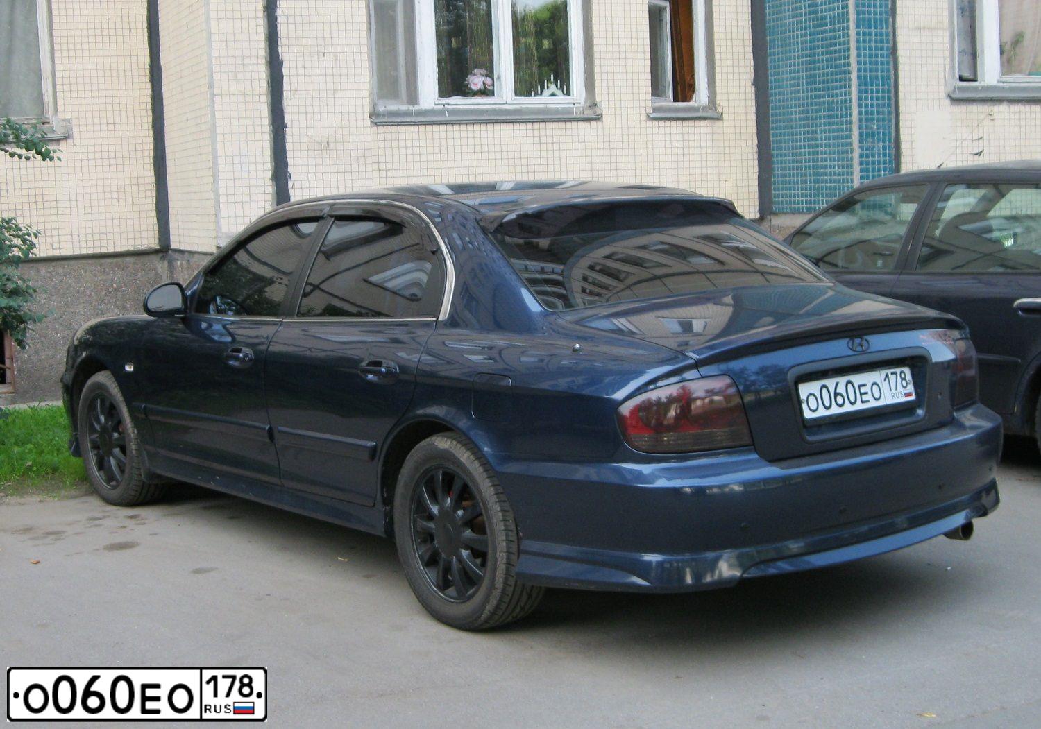 Фото автомобиля TAGAZ SONATA, 2008 — госномер К552ВЕ147. Цвет: синий
