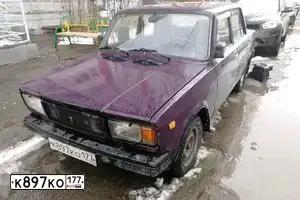 Фото автомобиля ВАЗ 21074, 2002 — госномер А820НХ797. Цвет: ФИОЛЕТОВЫЙ