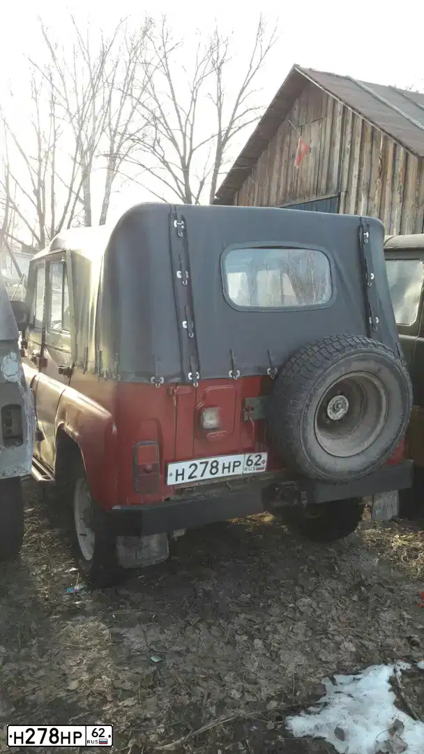 Фото автомобиля UAZ 3151 / HUNTER, 1994 — госномер Н278НР62. Цвет: Красный (вишневый)