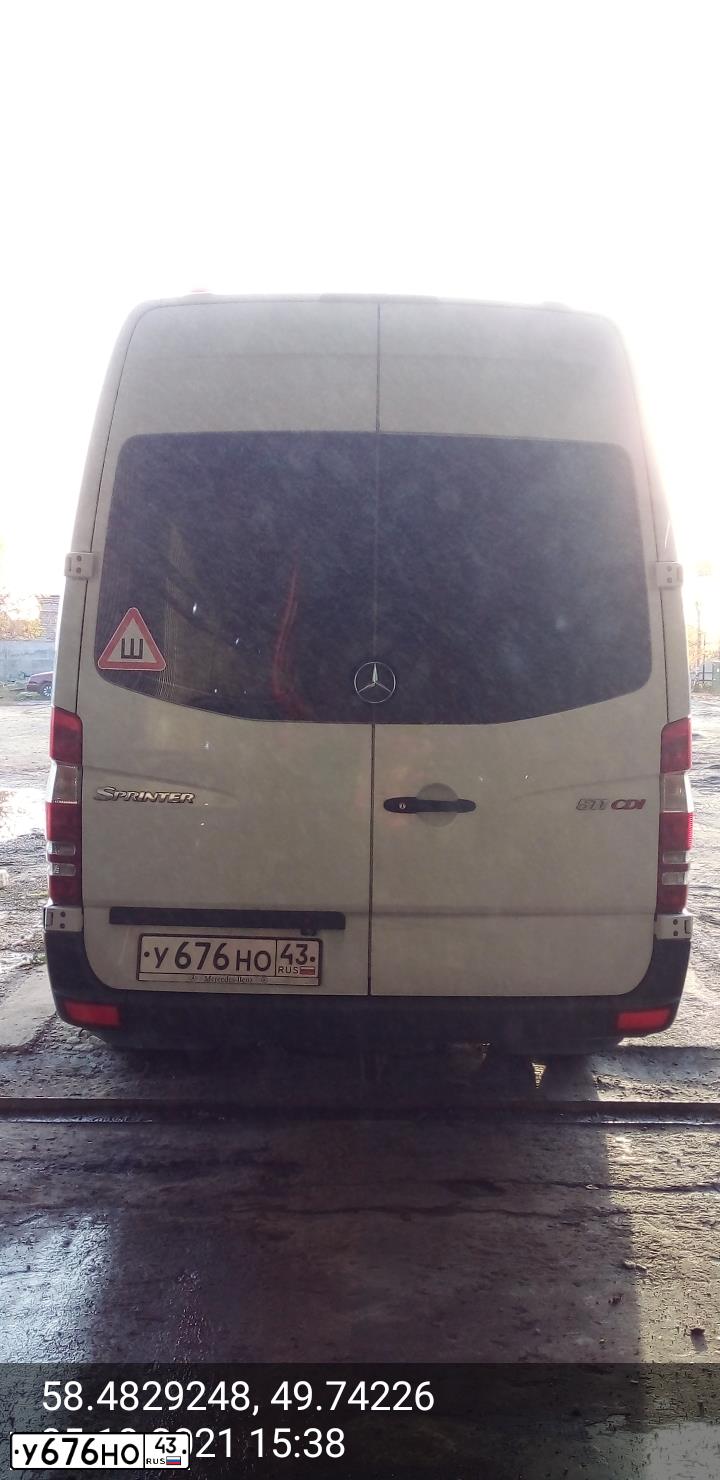 Фото автомобиля MERCEDES-BENZ SPRINTER, 2008 — госномер О809ТВ716