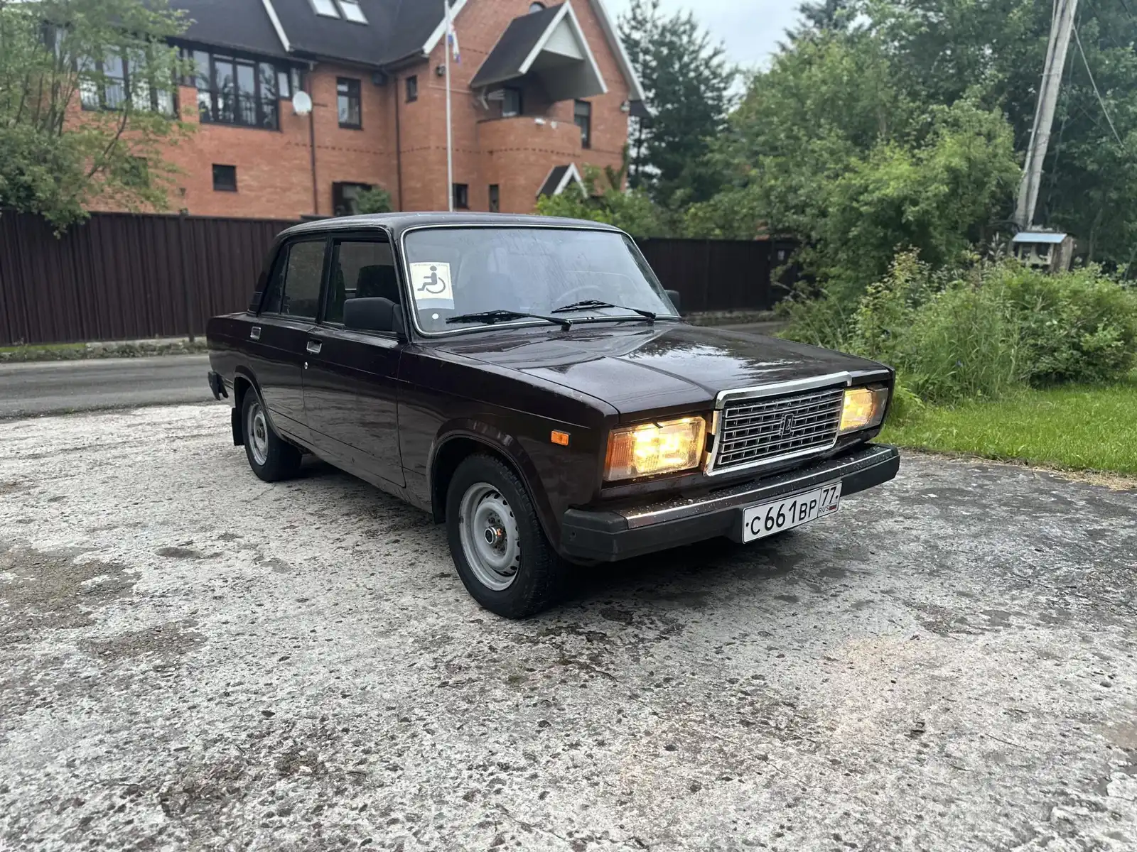 Фото автомобиля LADA 2107, 2008 — госномер М076ЕР550
