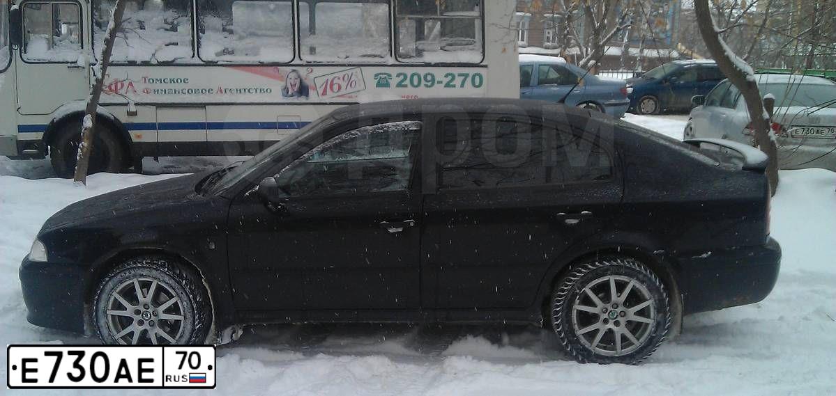 Фото автомобиля HONDA CIVIC, 2008 — госномер Е730АЕ70. Цвет: СЕРЕБРИСТЫЙ