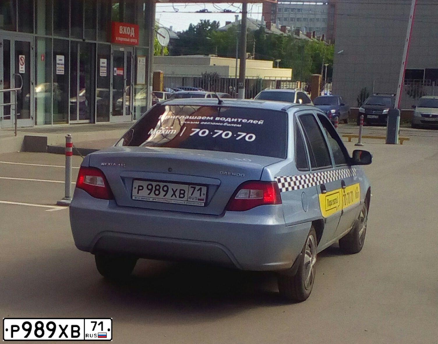 Фото автомобиля DAEWOO NEXIA, 2012 — госномер Р989ХВ71. Цвет: СЕРЫЙ