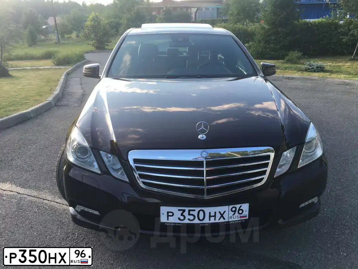 Фото автомобиля MERCEDES E-KLASSE, 2010 — госномер К200АК96. Цвет: ЧЕРНЫЙ