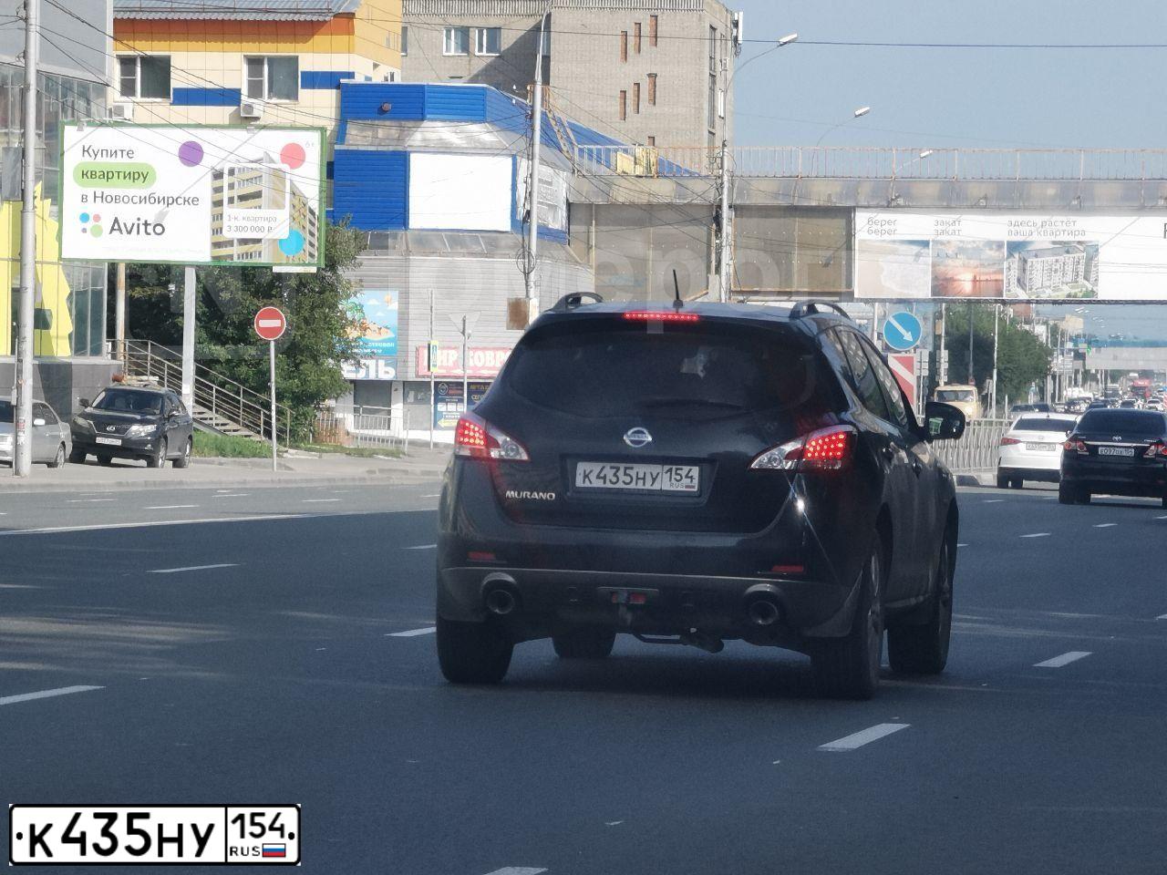 Фото автомобиля NISSAN MURANO, 2014 — госномер О375ЕР750. Цвет: ЧЕРНЫЙ