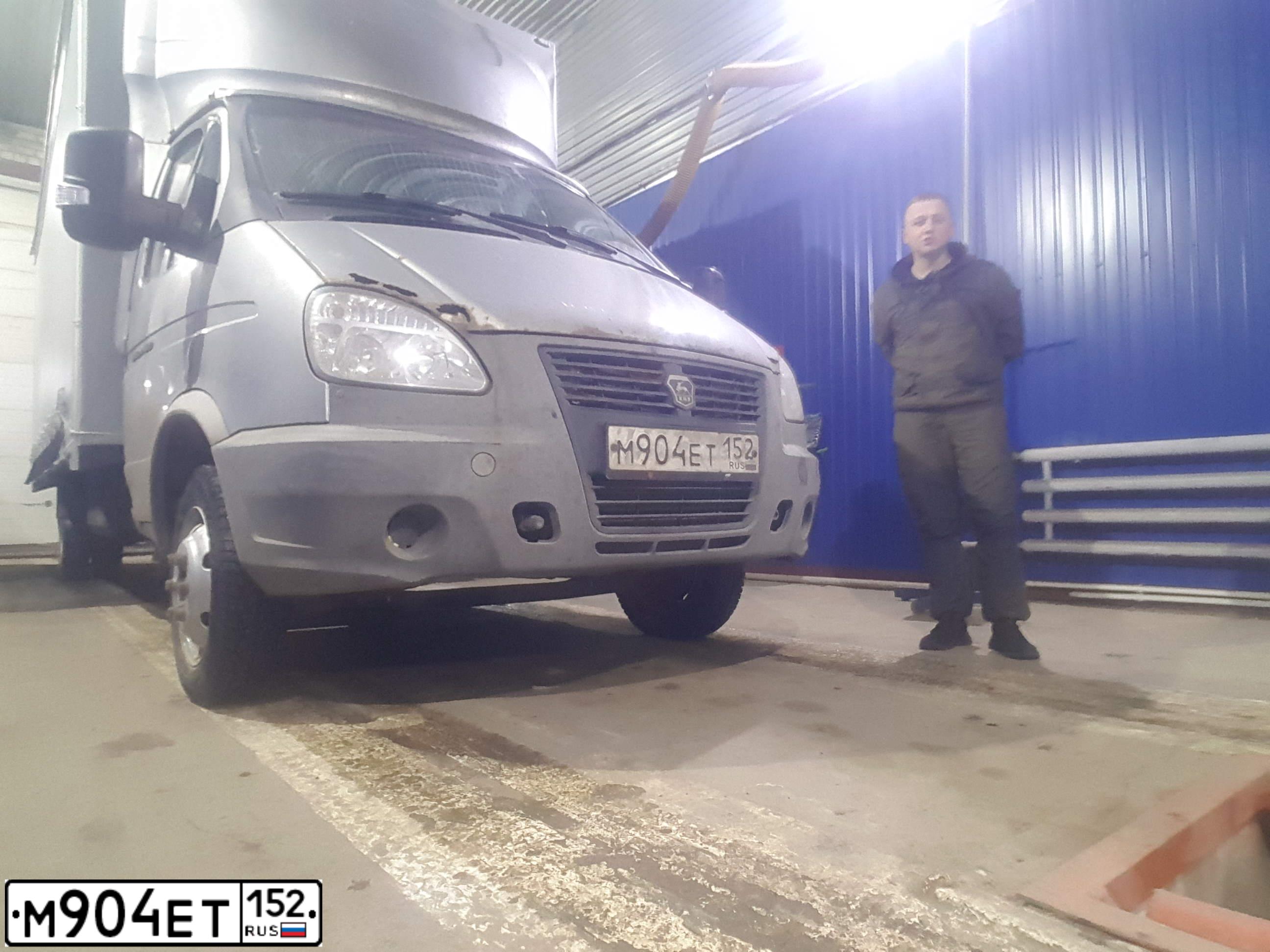 Фото автомобиля GAZ 3302 EL, 2013 — госномер М904ЕТ152. Цвет: СВЕТЛО-СЕРЫЙ