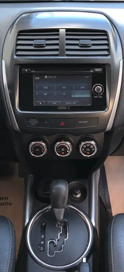 Фото автомобиля MITSUBISHI ASX, 2014 — госномер А598АУ250. Цвет: Серый