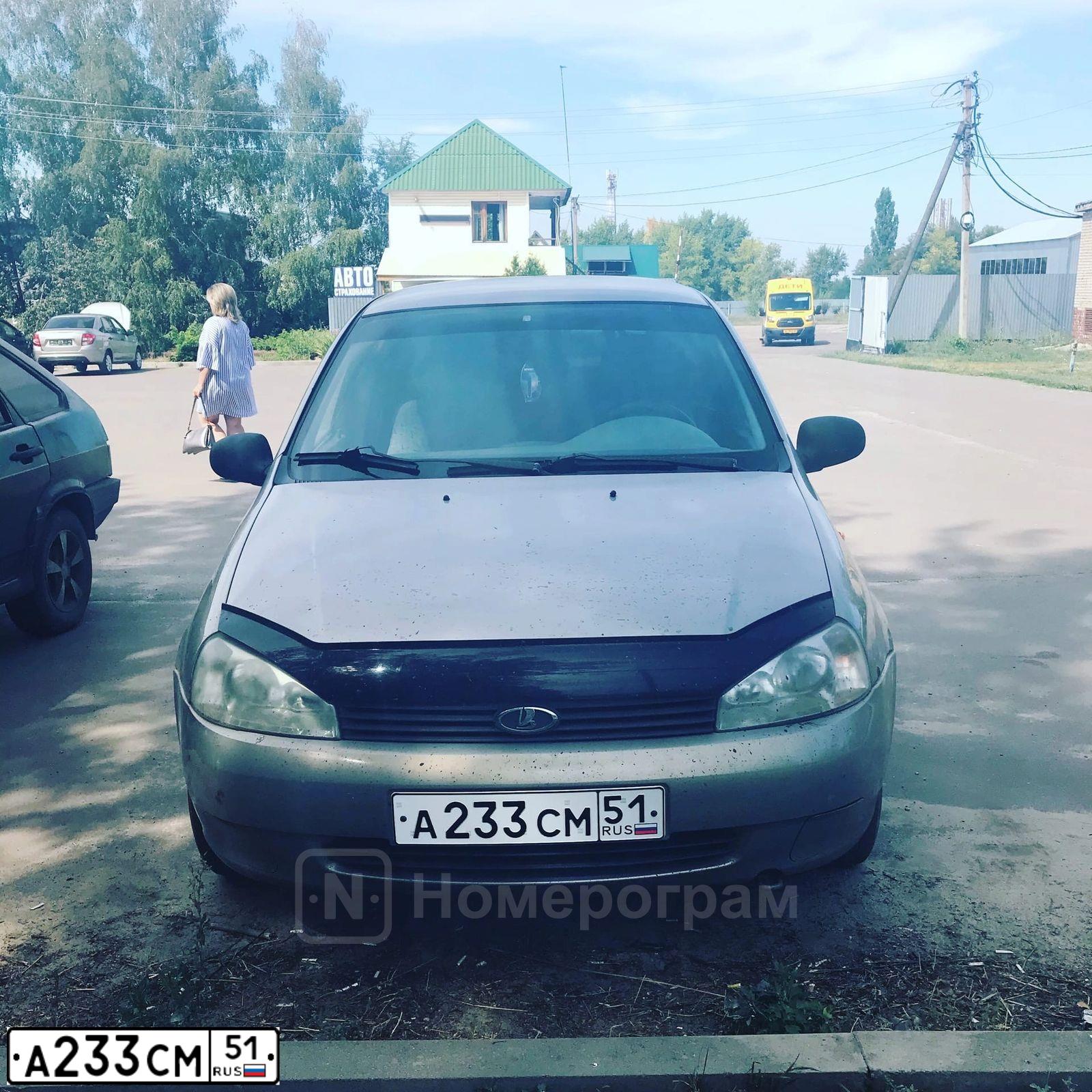 Фото автомобиля LADA 1119 KALINA, 2007 — госномер М060АХ68. Цвет: БЕЖЕВО-СЕРЫЙ