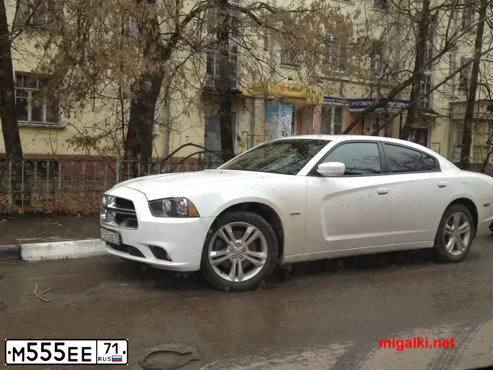 Фото автомобиля DODGE CHARGER, 2011 — госномер Т529ЕА797. Цвет: Зеленый