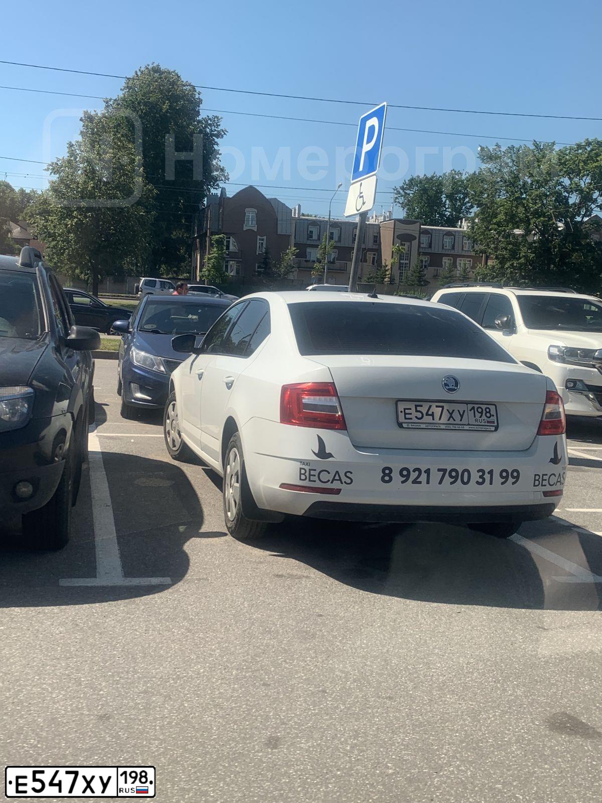Фото автомобиля SKODA OCTAVIA, 2018 — госномер К553ТМ147. Цвет: БЕЛЫЙ