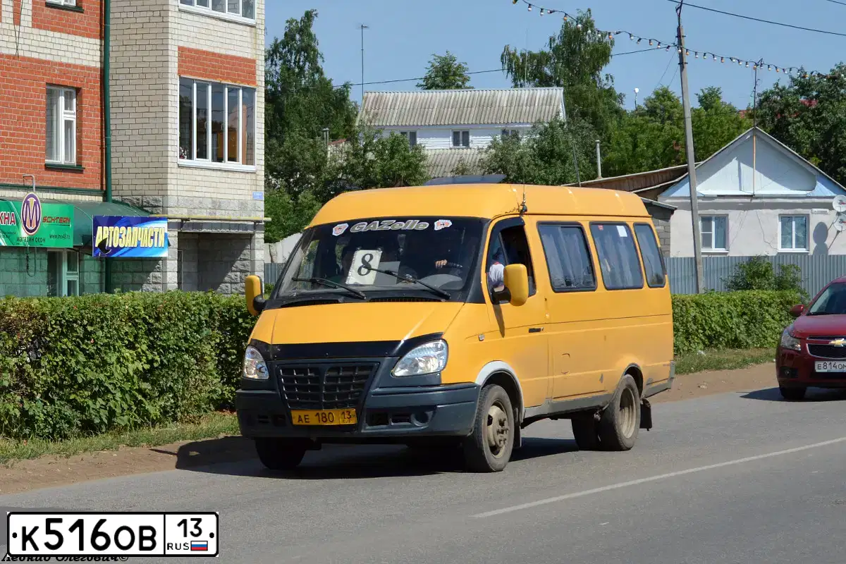 Фото автомобиля GAZ 3221 EL, 2005 — госномер К516ОВ13. Цвет: ЖЁЛТЫЙ