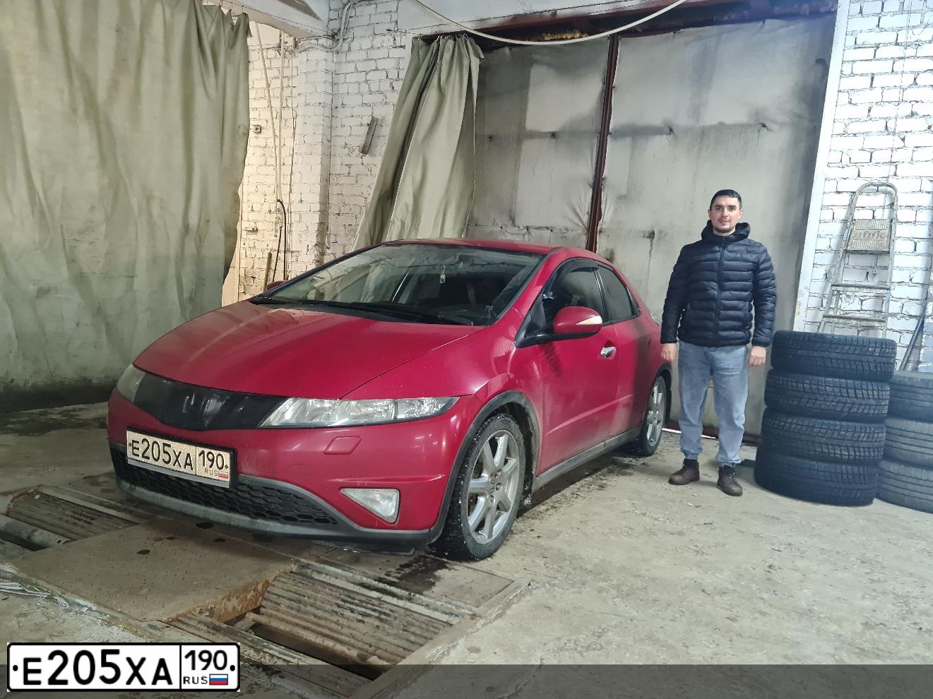 Фото автомобиля HONDA CIVIC, 2007 — госномер О225АС76