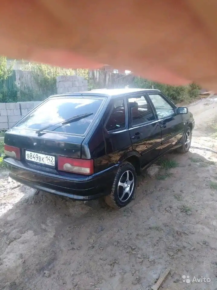 Фото автомобиля LADA 2114 SAMARA, 2013 — госномер В849ВК142. Цвет: Сине-Черный