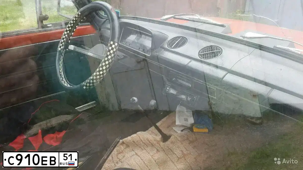 Фото автомобиля LADA 2101 LADA, 1985 — госномер С910ЕВ51. Цвет: ОРАНЖЕВЫЙ