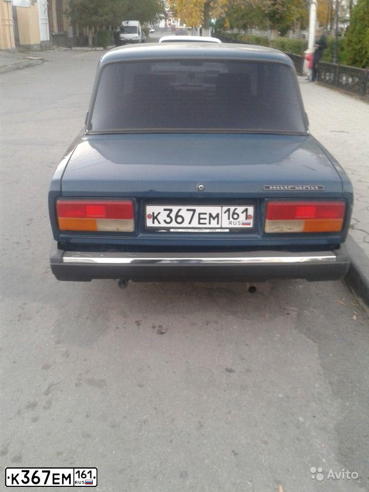 Фото автомобиля LADA 2107 LADA, 2000 — госномер К367ЕМ161. Цвет: СИНЕ-ЗЕЛЕНЫЙ