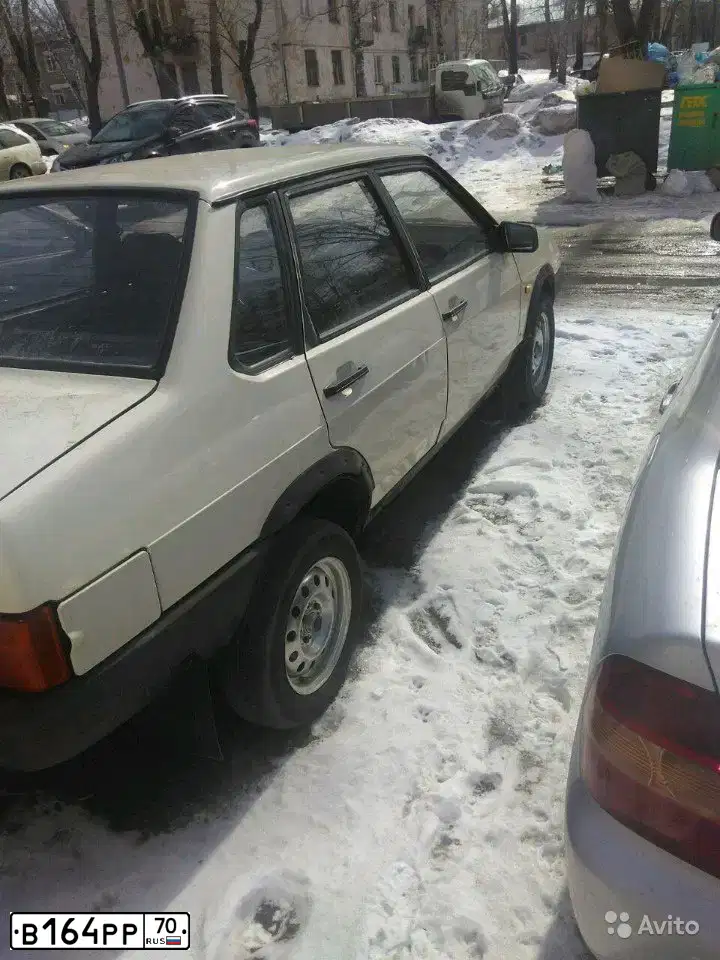 Фото автомобиля LADA 2109 SAMARA, 1994 — госномер В164РР70. Цвет: СВЕТЛО-БЕЖЕВЫЙ