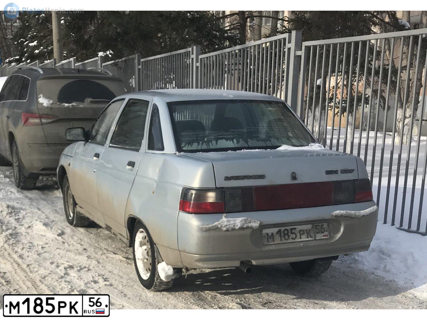 Фото автомобиля LADA 2110, 2005 — госномер Н358АА763. Цвет: Серебристо-Желтый