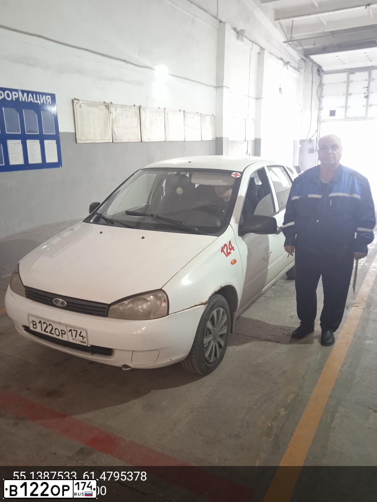 Фото автомобиля LADA 1119 KALINA, 2012 — госномер М178КО774. Цвет: Белый