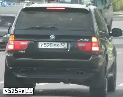Фото автомобиля BMW X5, 2001 — госномер Т779ОХ152. Цвет: ЧЕРНЫЙ