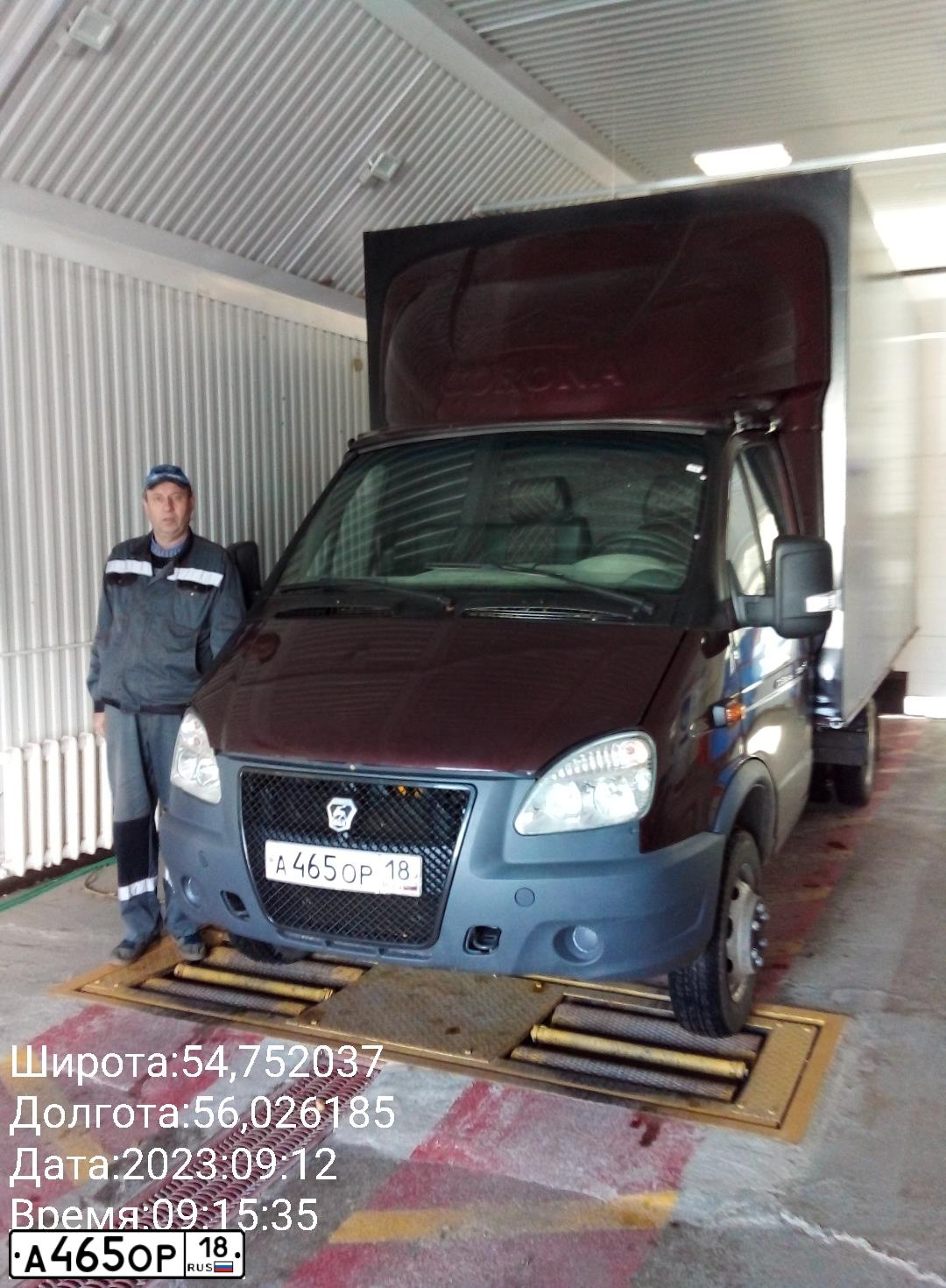 Фото автомобиля GAZ Z 3302 GAZEL, 2005 — госномер М729ВА702. Цвет: Коричневый