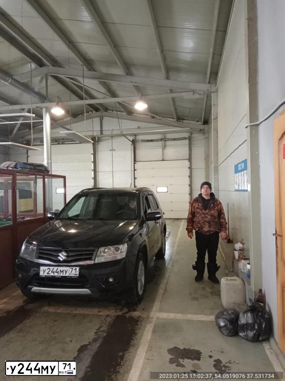Фото автомобиля SUZUKI /GRAND/ VITARA, 2014 — госномер У244МУ71. Цвет: ЧЕРНЫЙ