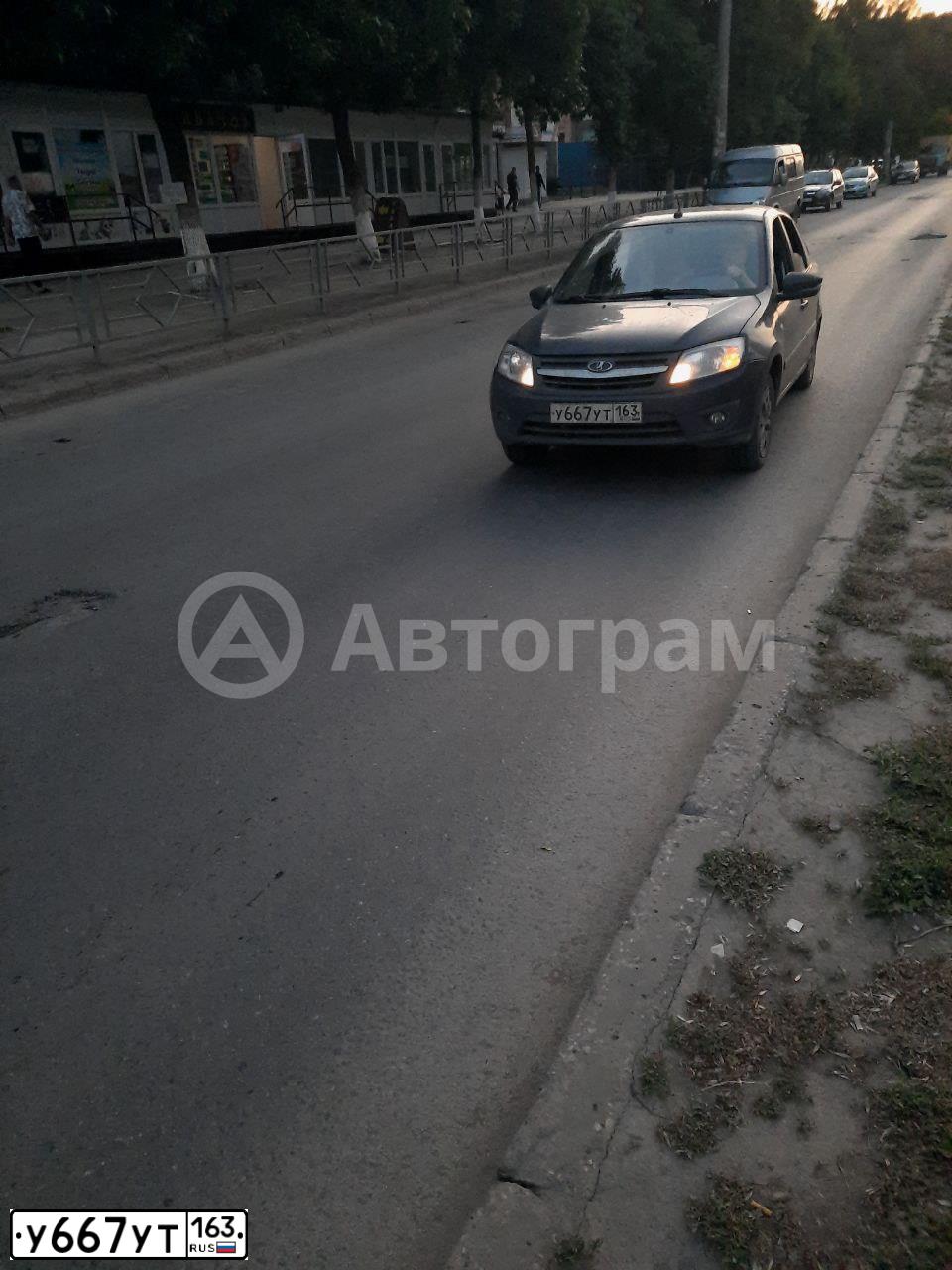 Фото автомобиля LADA 2191 GRANTA, 2018 — госномер В590РХ198. Цвет: БЕЛЫЙ