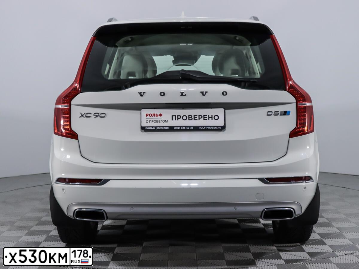 Фото автомобиля VOLVO XC90, 2017 — госномер М131ТС198. Цвет: Белый
