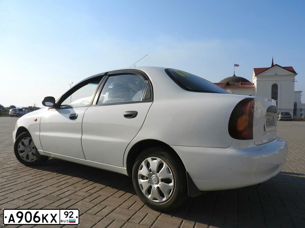 Фото автомобиля ZAZ CHANCE, 2011 — госномер А906КХ92. Цвет: Белый