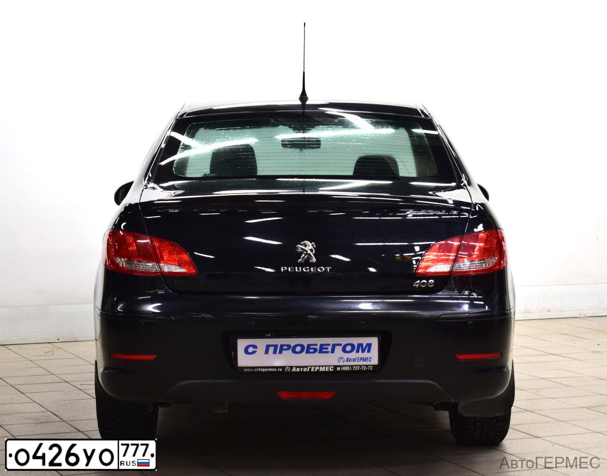 Фото автомобиля PEUGEOT 408, 2016 — госномер О426УО777. Цвет: ЧЕРНЫЙ