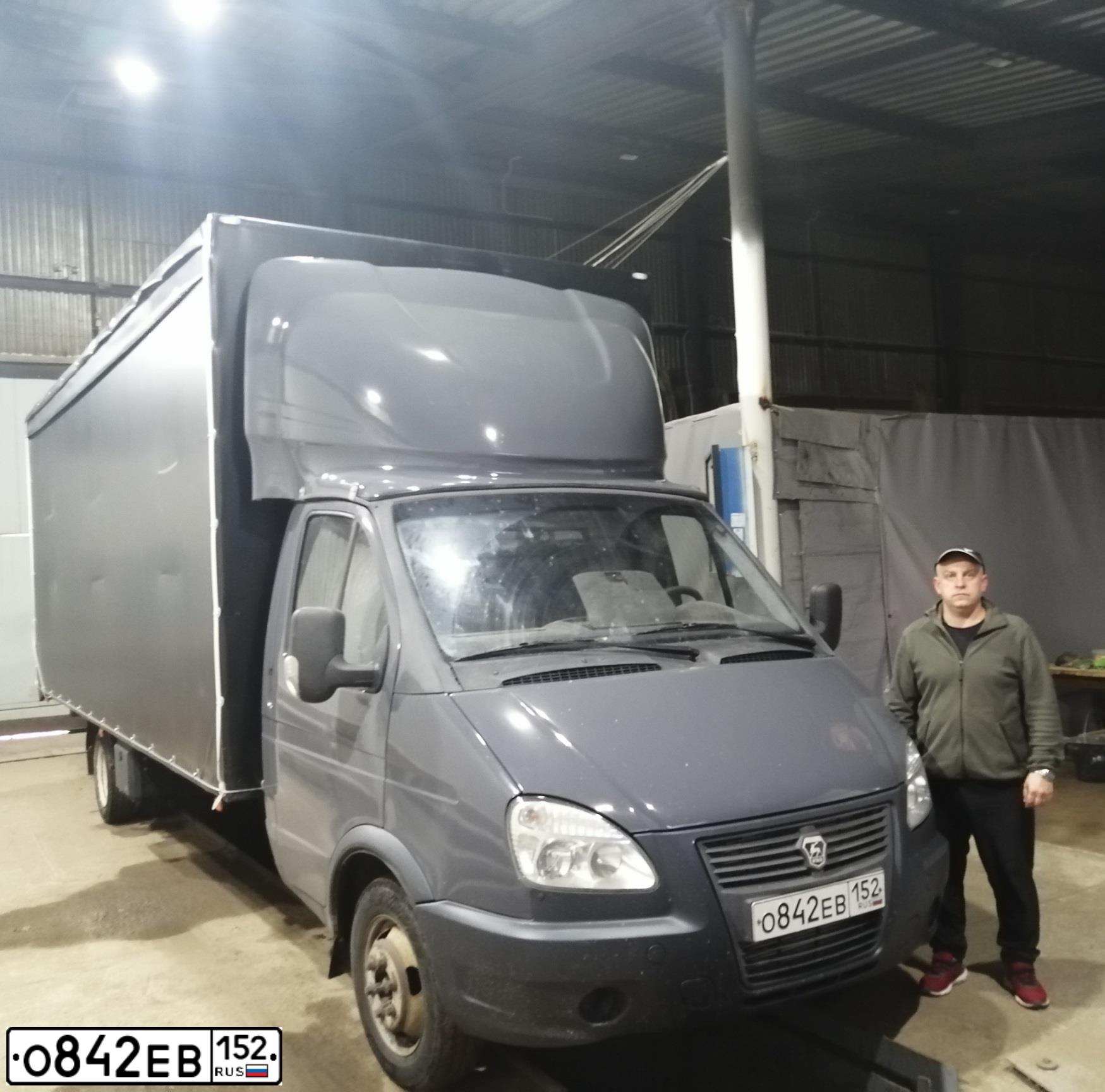 Фото автомобиля GAZ 2705 EL, 2015 — госномер У134ТС69. Цвет: Серый